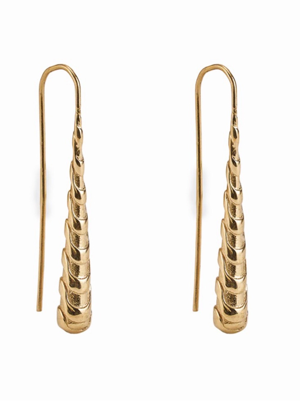 Hey Harper Gold Dangling Drop Earrings Copacabana